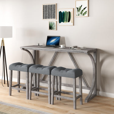 Bar Table Set With Power Outlet
